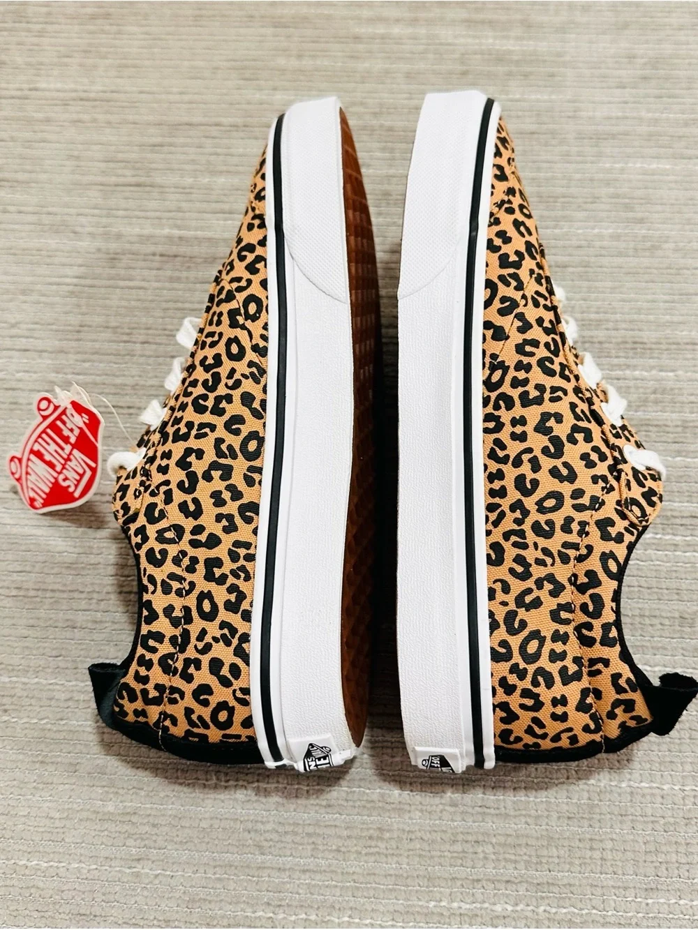Women's Vans Sport Vulc Lace Up Skate Shoes Cheetah Print Size 7.0 NWT